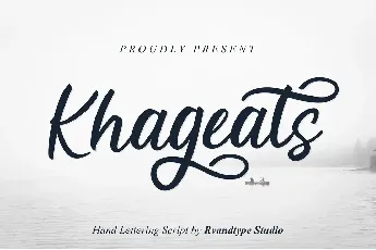 Khageats font