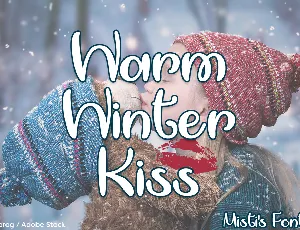 Warm Winter Kiss font