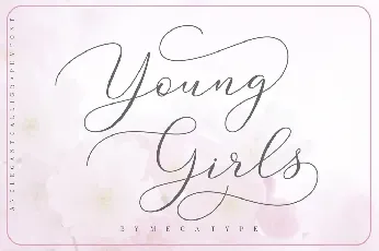 Young Girls font