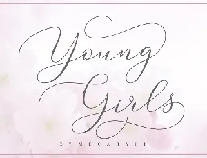 Young Girls font