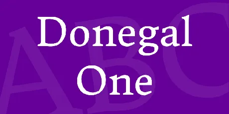 Donegal One font