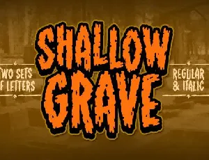 Shallow Grave BB font