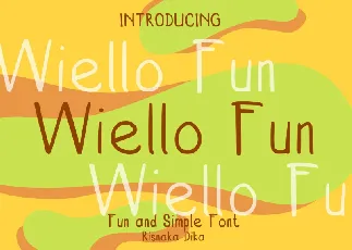 Wiello Fun Display font