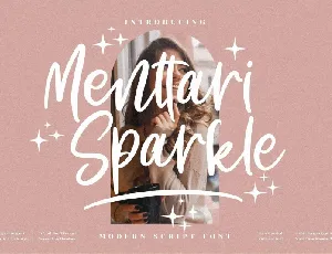 Menttari Sparkle font