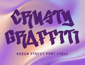 Crusty Graffiti Demo font