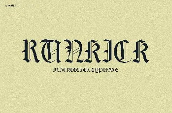 Runkick font