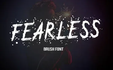 Fearless Brush font