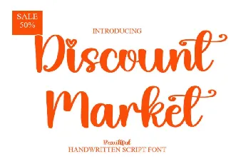 Discount Market font