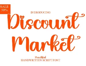 Discount Market font