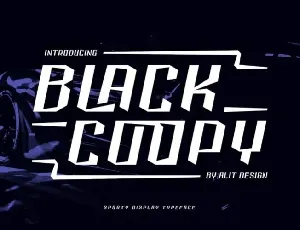 Black Coopy font