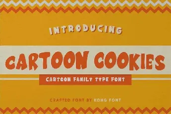 Cartoon Cookies Display font