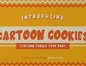 Cartoon Cookies Display font