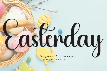 Easterday Script Typeface font