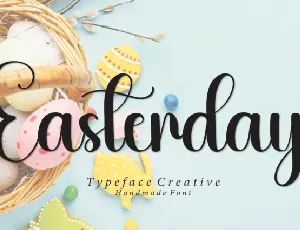 Easterday Script Typeface font