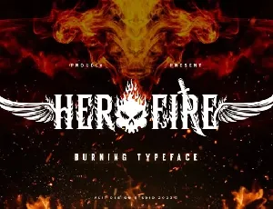 Hero Fire font