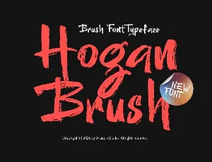 Hogan Brush font