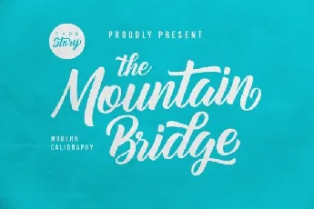 Mountain Bridge Bold Script font