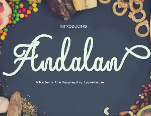 Andalan Script font