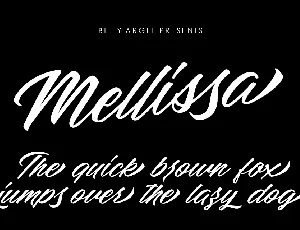 Mellissa font