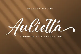 Aulietta font