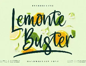 Lemonte Buster font