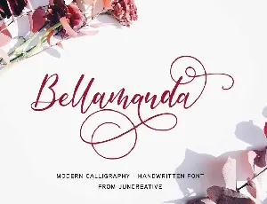 Bellamanda font