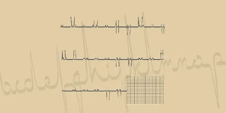 ECG saji font