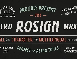 Rosign font