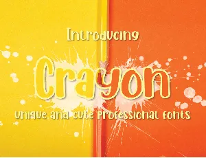 Crayon font