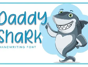 Daddy Shark font