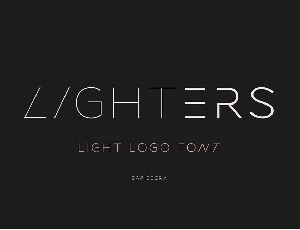 Lighters font