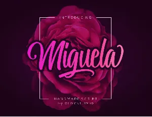 Miguela Script font