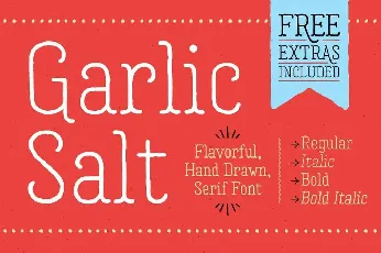 Garlic Salt Family font