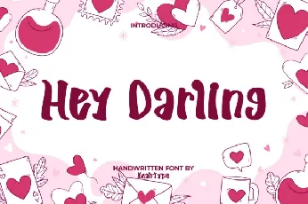 Hey Darling font