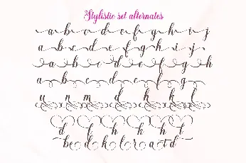 Emiset Calligraphy font