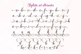 Emiset Calligraphy font