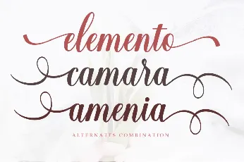 Emiset Calligraphy font