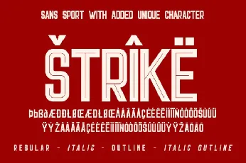 Light Sport font