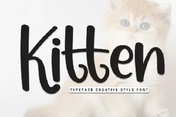 Kitten Display font