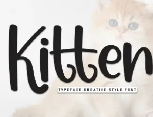 Kitten Display font