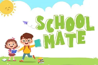 School Mania Display font