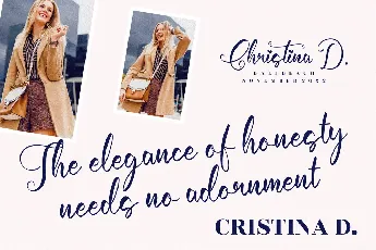 Cathrina Belisha font