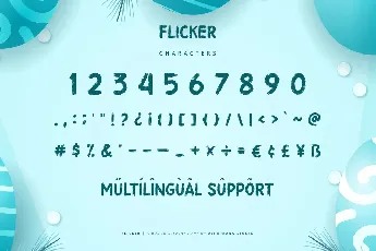 Flicker font