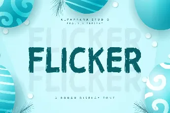 Flicker font