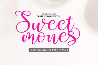 Sweet Mones font