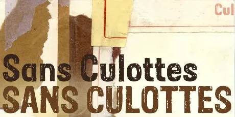 Sans Culottes font