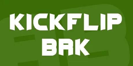 Kickflip BRK font