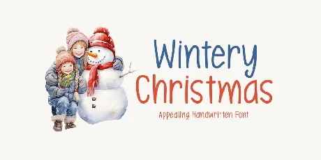 Wintery Christmas font