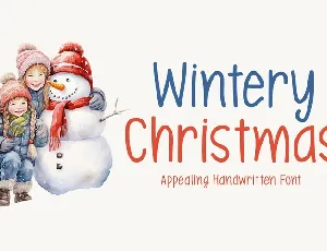 Wintery Christmas font