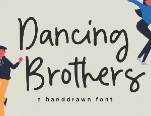Dancing Brothers font
